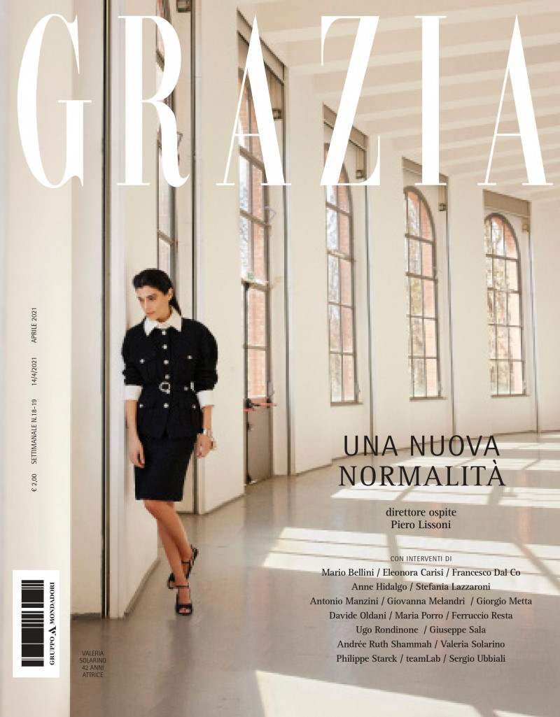  featured on the Grazia Italy cover from April 2021