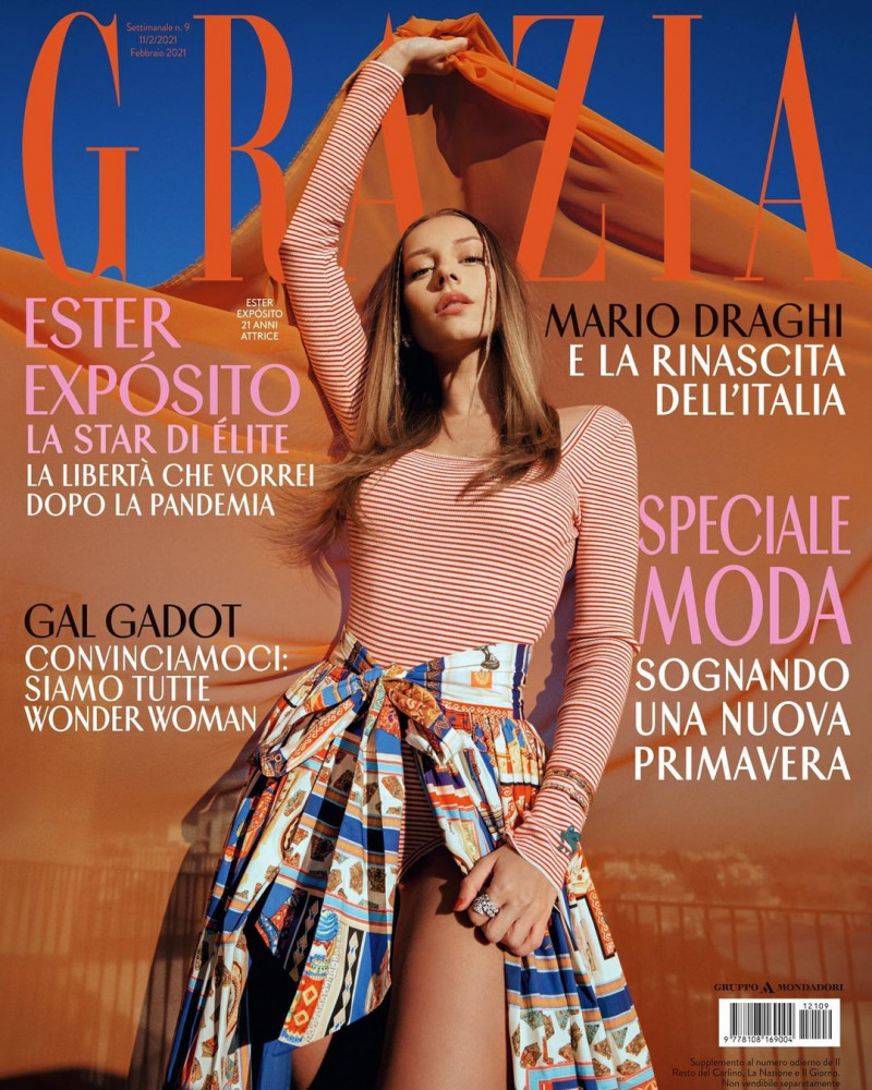  featured on the Grazia Italy cover from February 2021