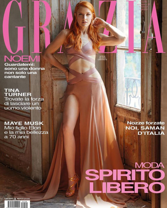  featured on the Grazia Italy cover from July 2021