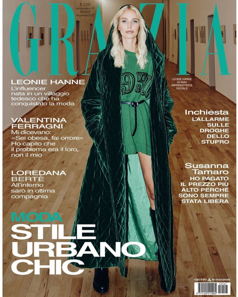  featured on the Grazia Italy cover from November 2021