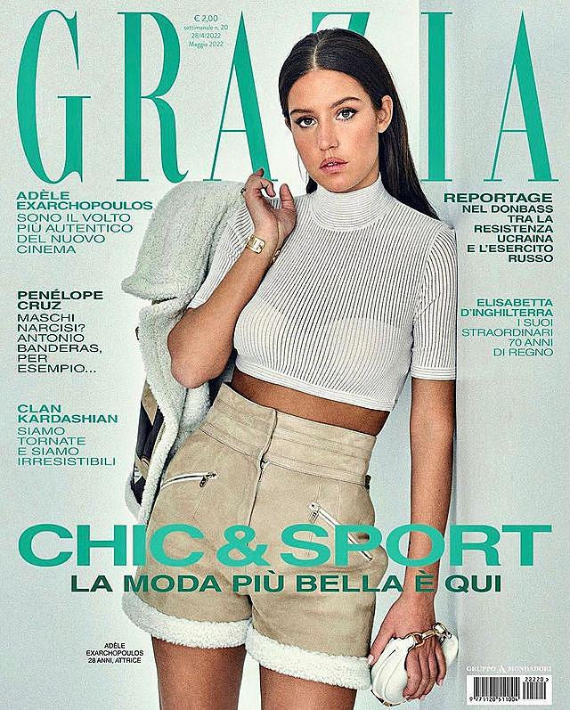  featured on the Grazia Italy cover from April 2022