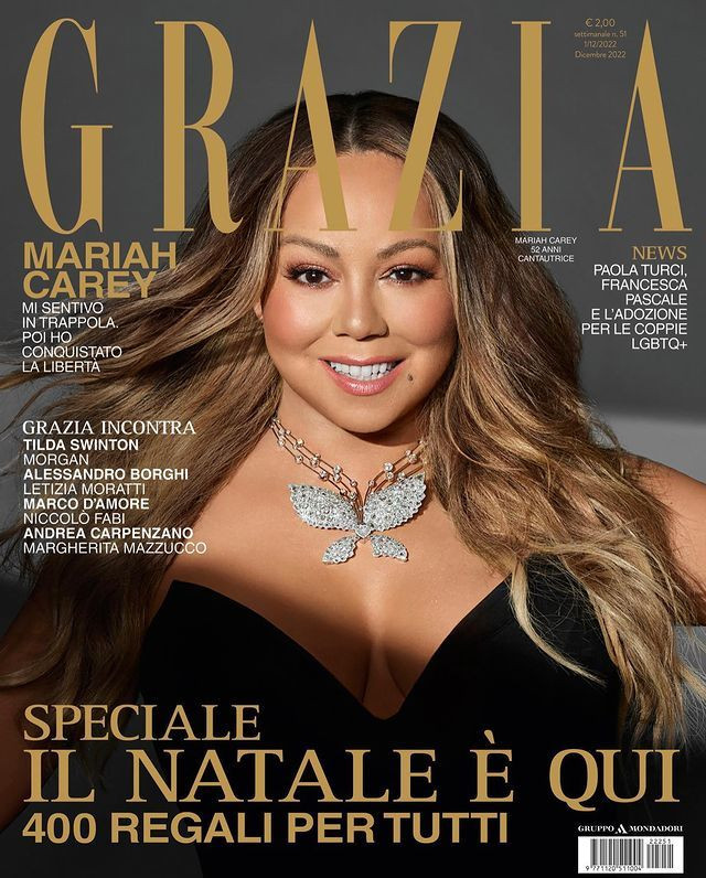  featured on the Grazia Italy cover from December 2022