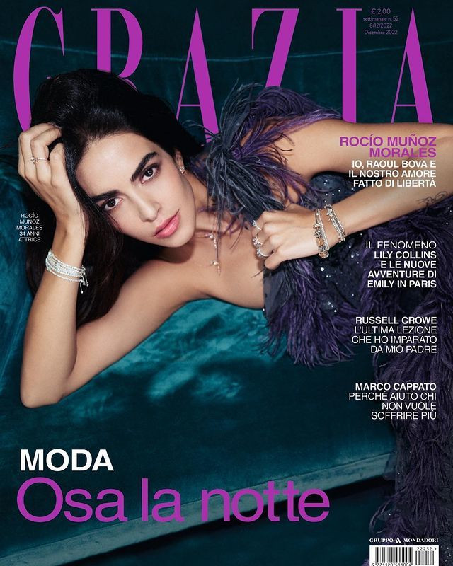  featured on the Grazia Italy cover from December 2022