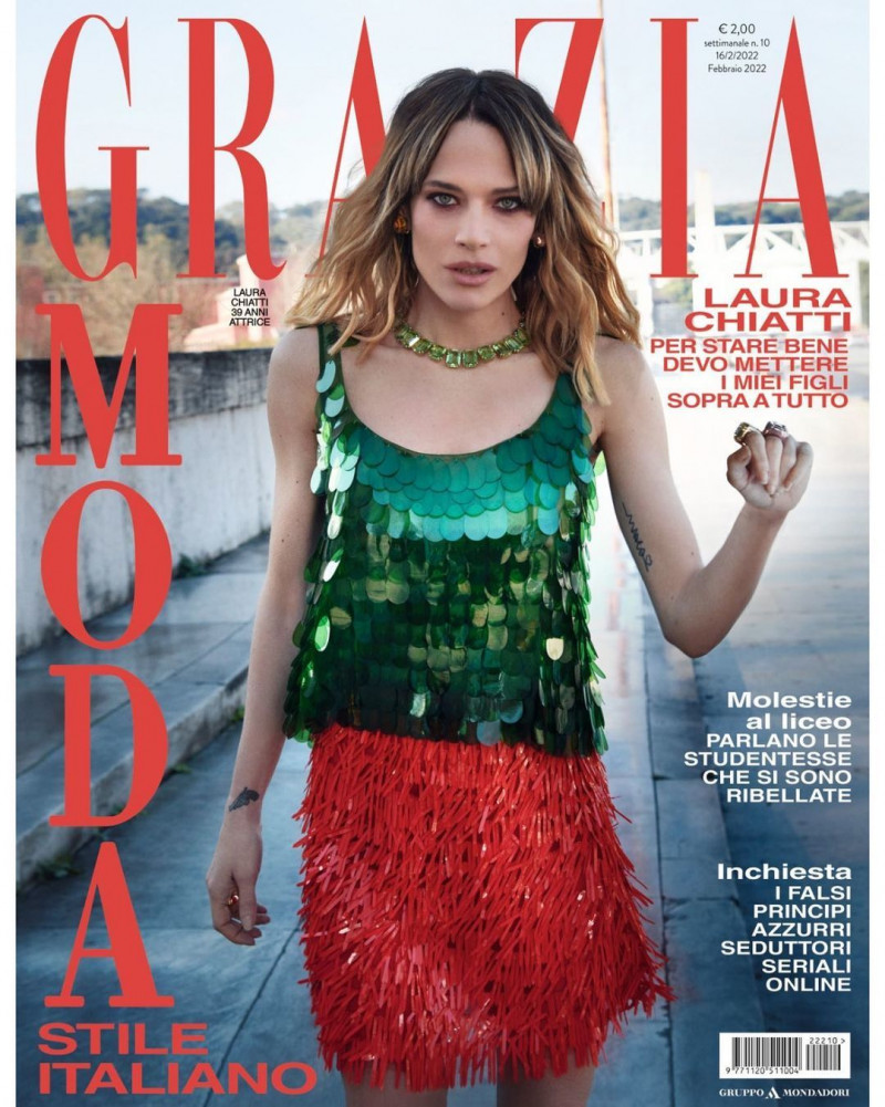  featured on the Grazia Italy cover from February 2022