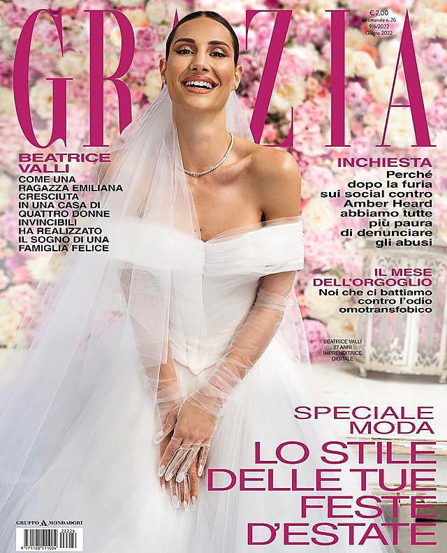  featured on the Grazia Italy cover from June 2022