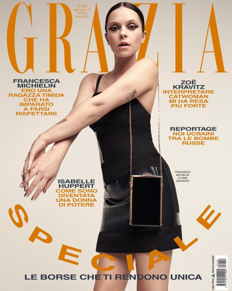  featured on the Grazia Italy cover from March 2022