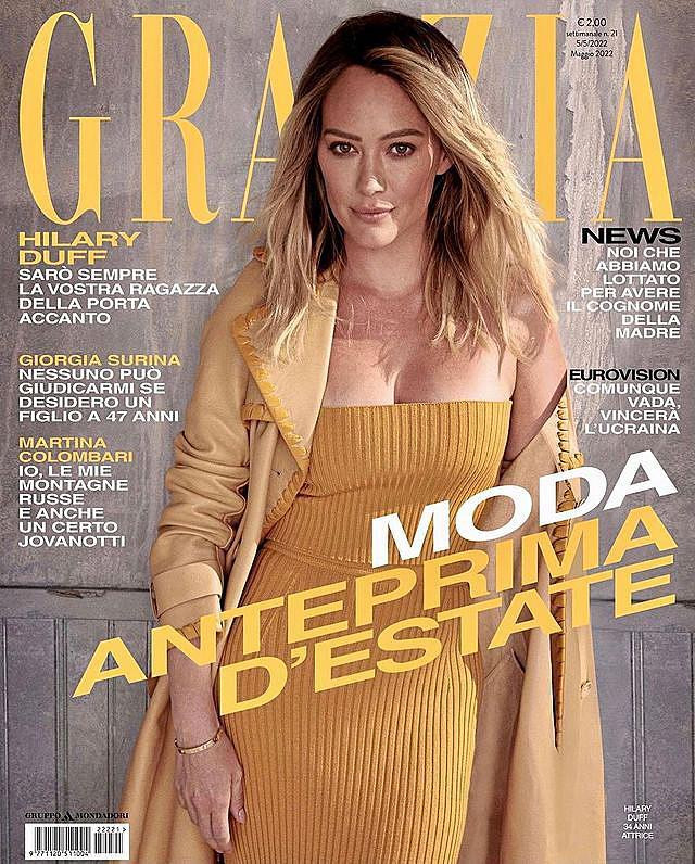  featured on the Grazia Italy cover from May 2022