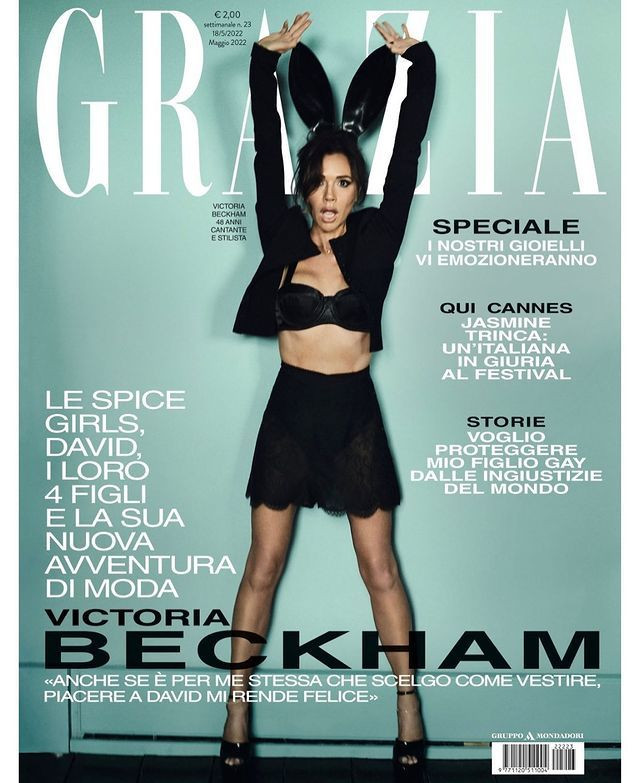  featured on the Grazia Italy cover from May 2022