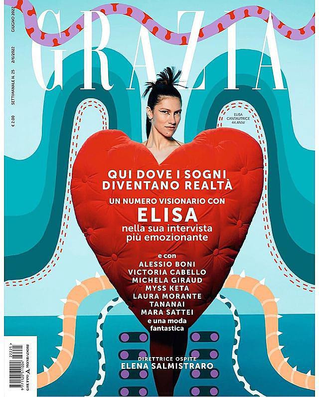  featured on the Grazia Italy cover from May 2022