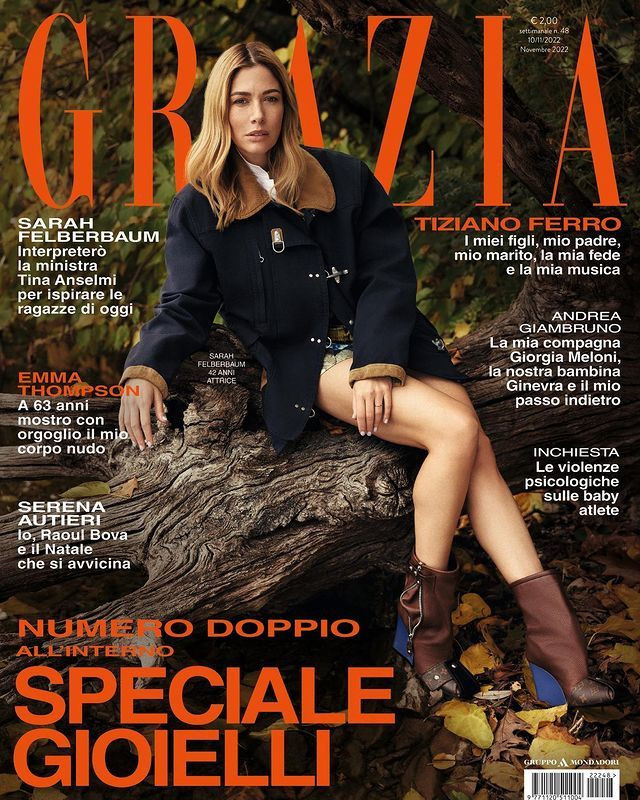  featured on the Grazia Italy cover from November 2022