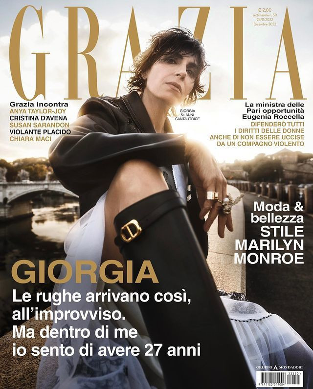  featured on the Grazia Italy cover from November 2022