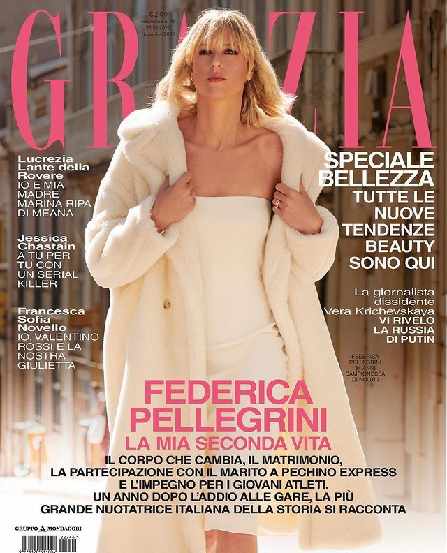  featured on the Grazia Italy cover from October 2022