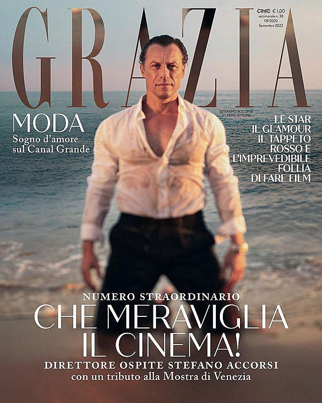  featured on the Grazia Italy cover from September 2022