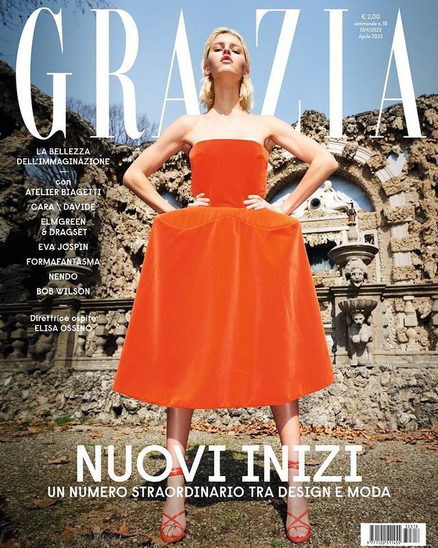  featured on the Grazia Italy cover from April 2023