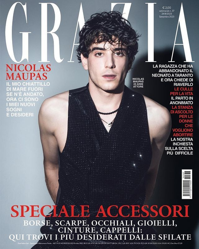  featured on the Grazia Italy cover from August 2023