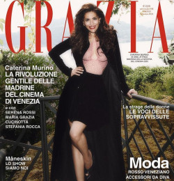 Emma Stone on the cover of Grazia Italy, January 2019.