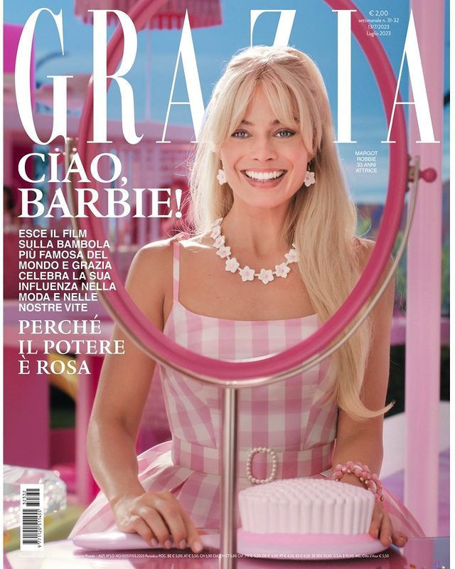  featured on the Grazia Italy cover from July 2023