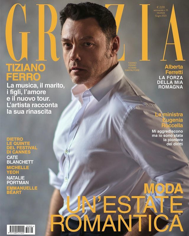  featured on the Grazia Italy cover from June 2023