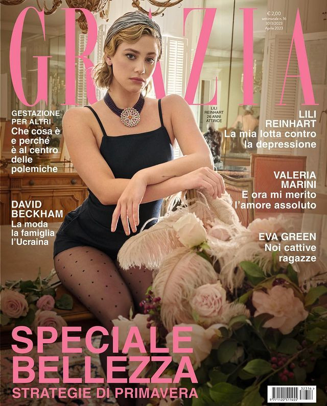  featured on the Grazia Italy cover from March 2023