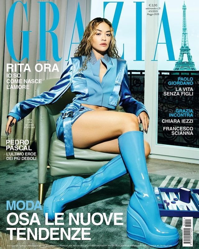  featured on the Grazia Italy cover from May 2023