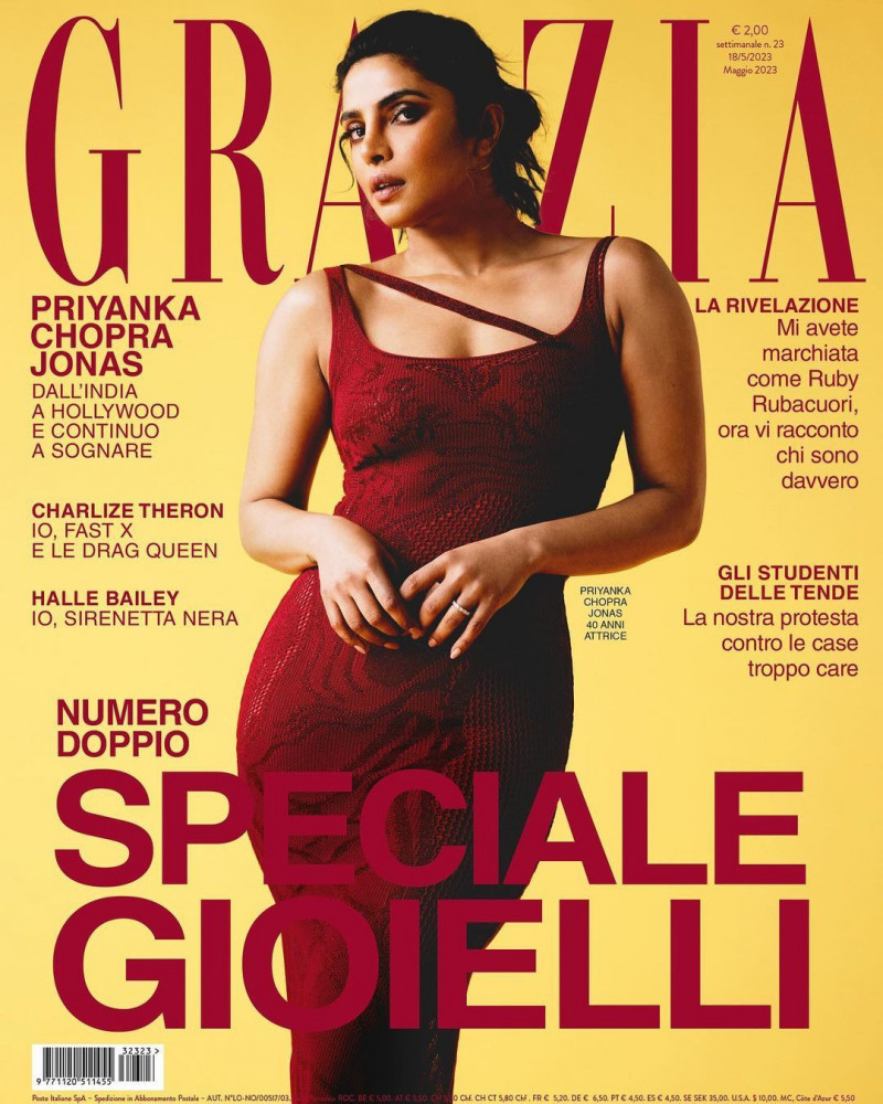  featured on the Grazia Italy cover from May 2023