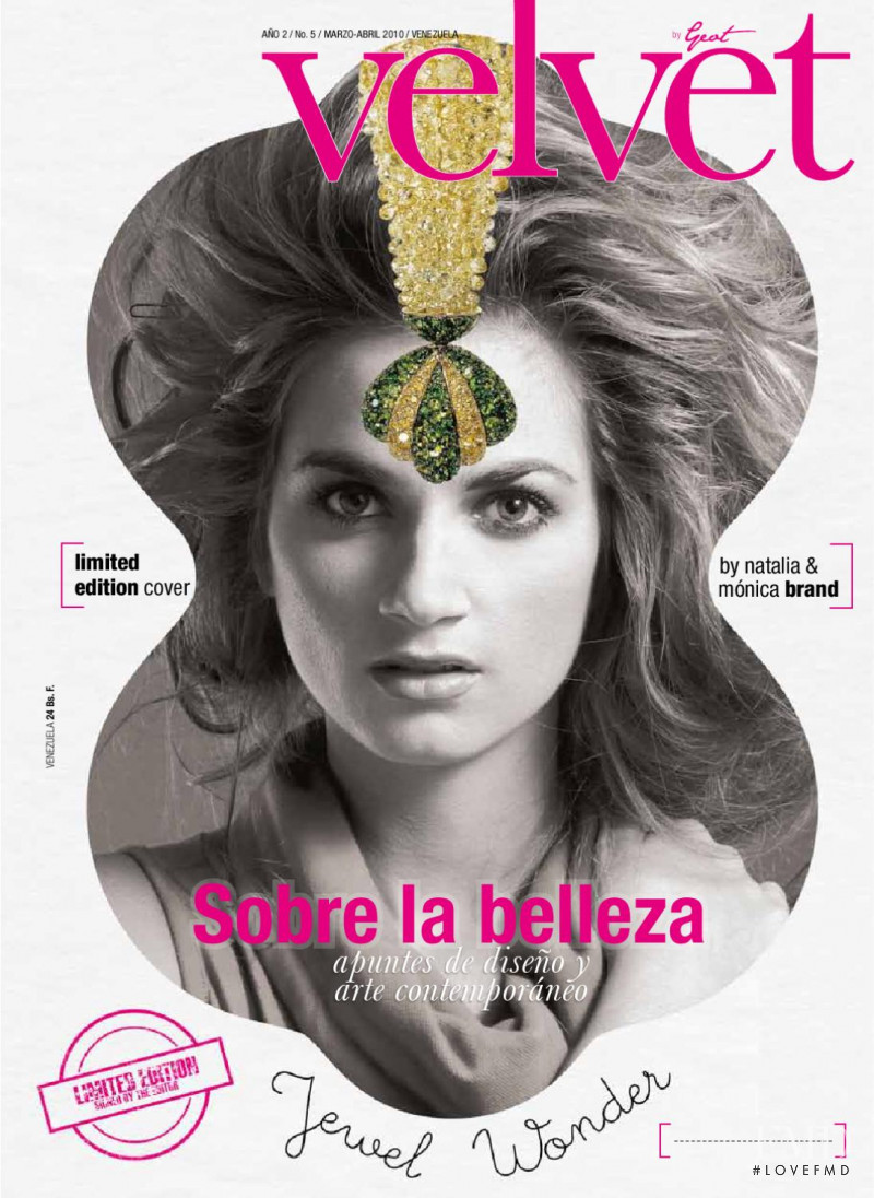 Alexandra Scull featured on the Velvet Venezuela cover from March 2010