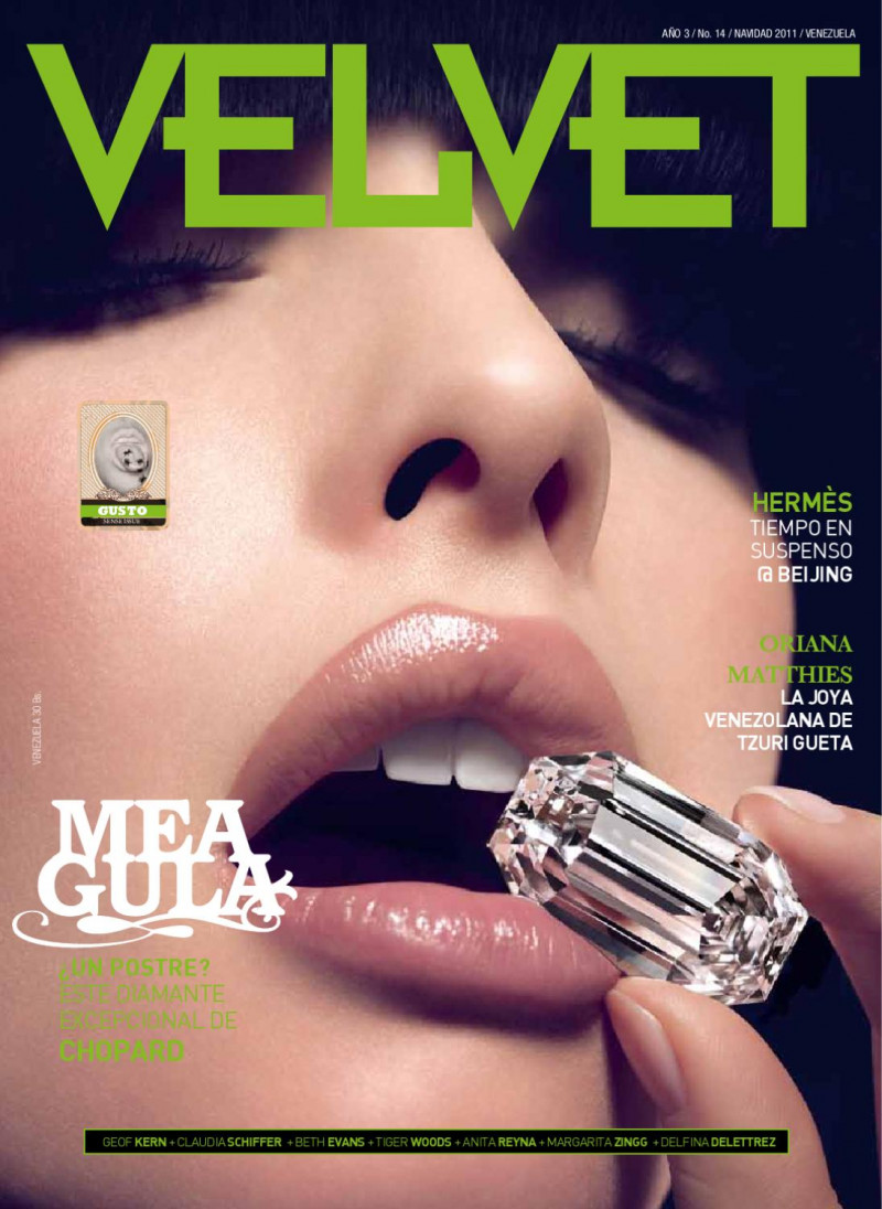  featured on the Velvet Venezuela cover from December 2011
