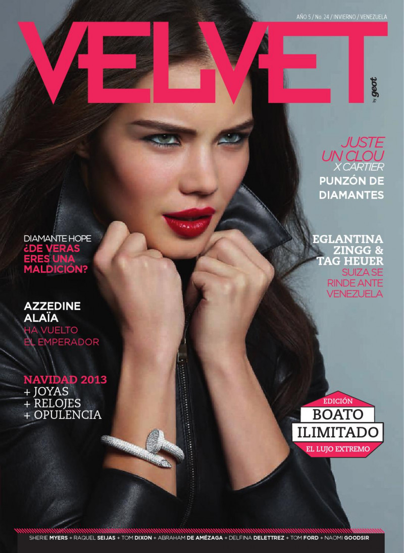  featured on the Velvet Venezuela cover from December 2013