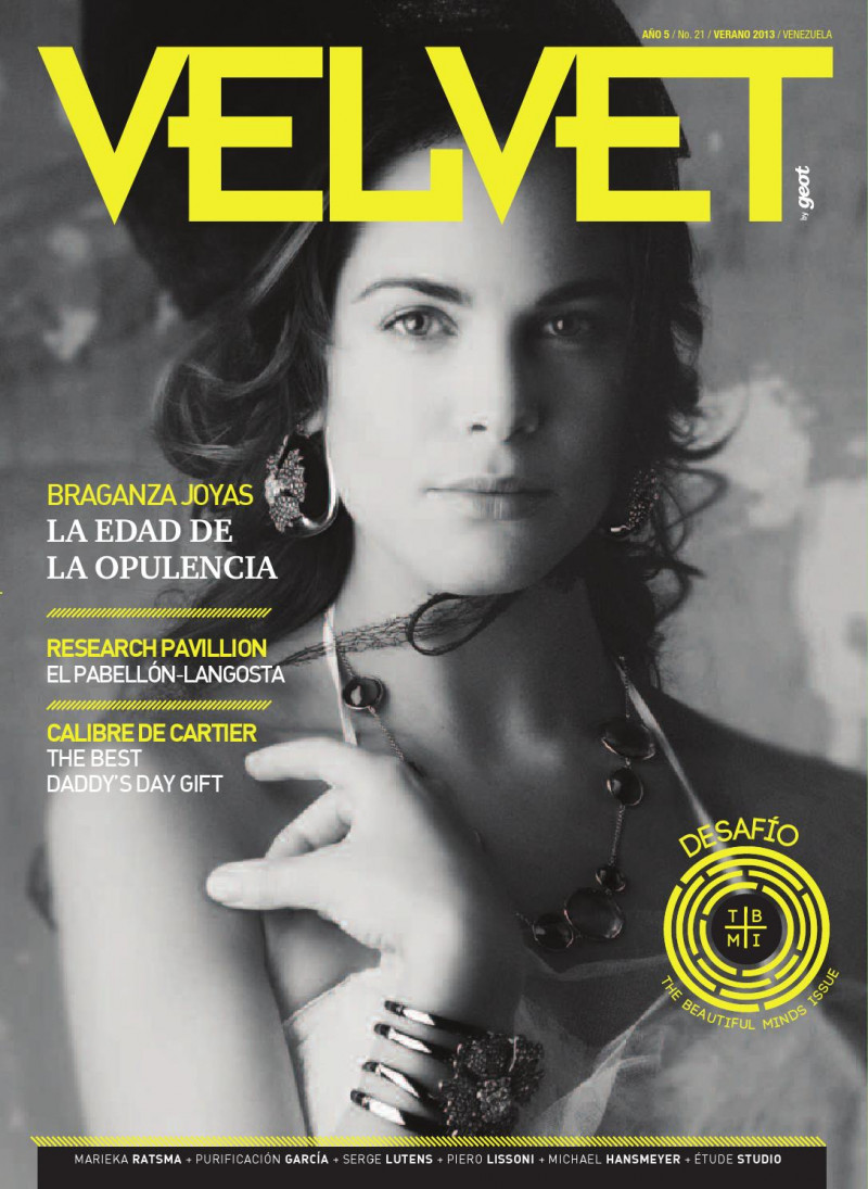 Svetlana Mihajlovic featured on the Velvet Venezuela cover from June 2013