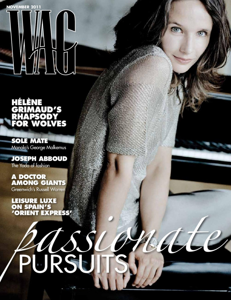 Helene Grimaud featured on the WAG cover from November 2011