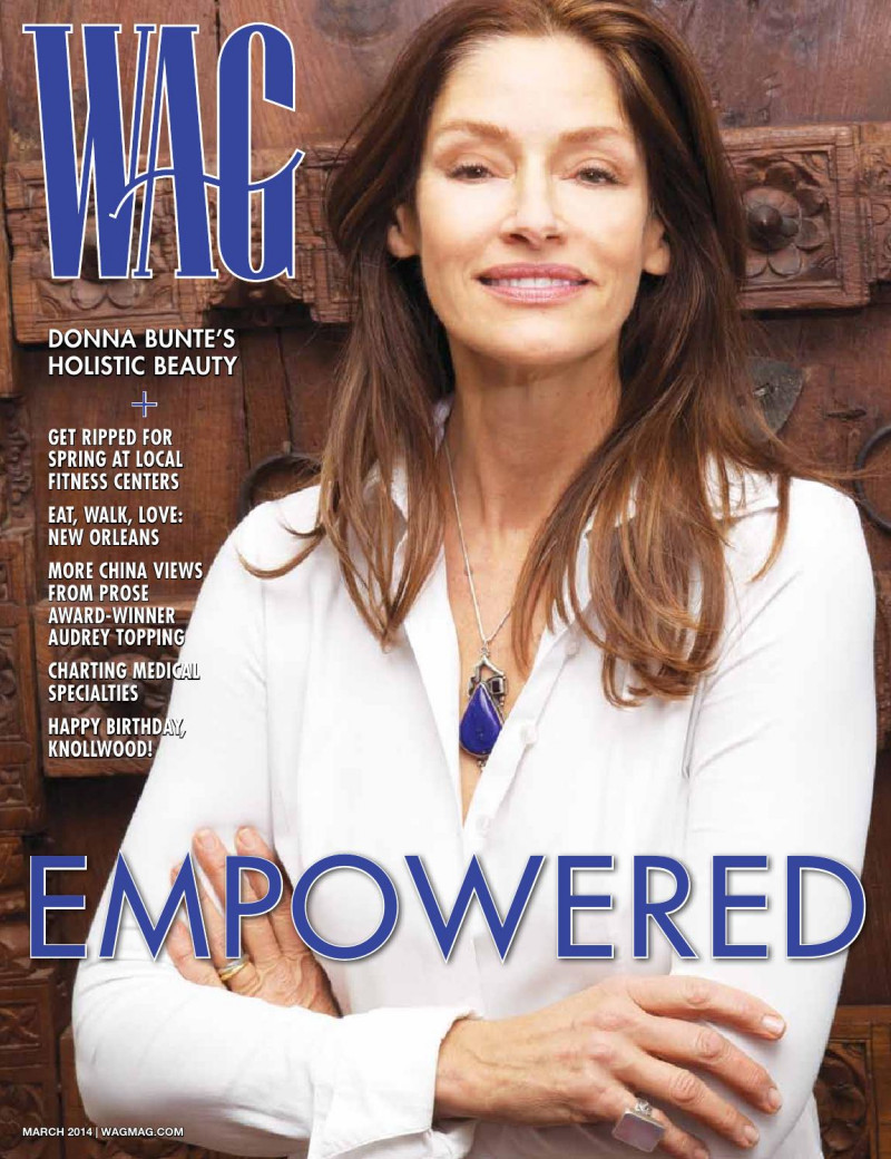 Donna Bunte featured on the WAG cover from March 2014