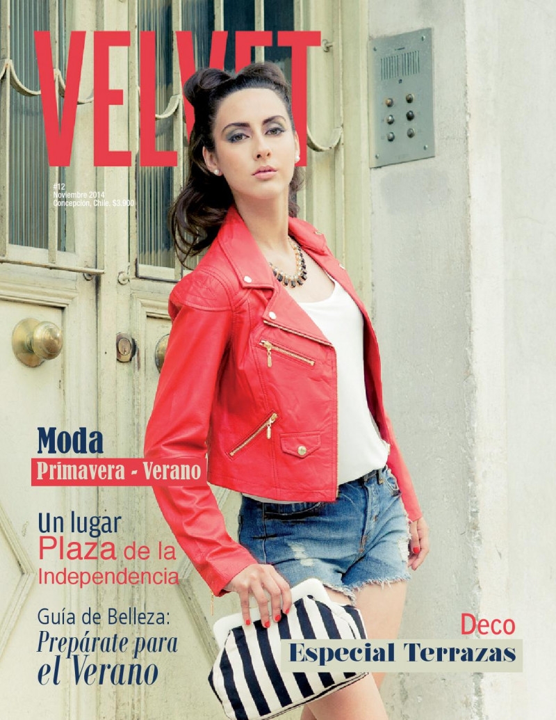 Antonia Poblete featured on the Velvet Chile cover from November 2014