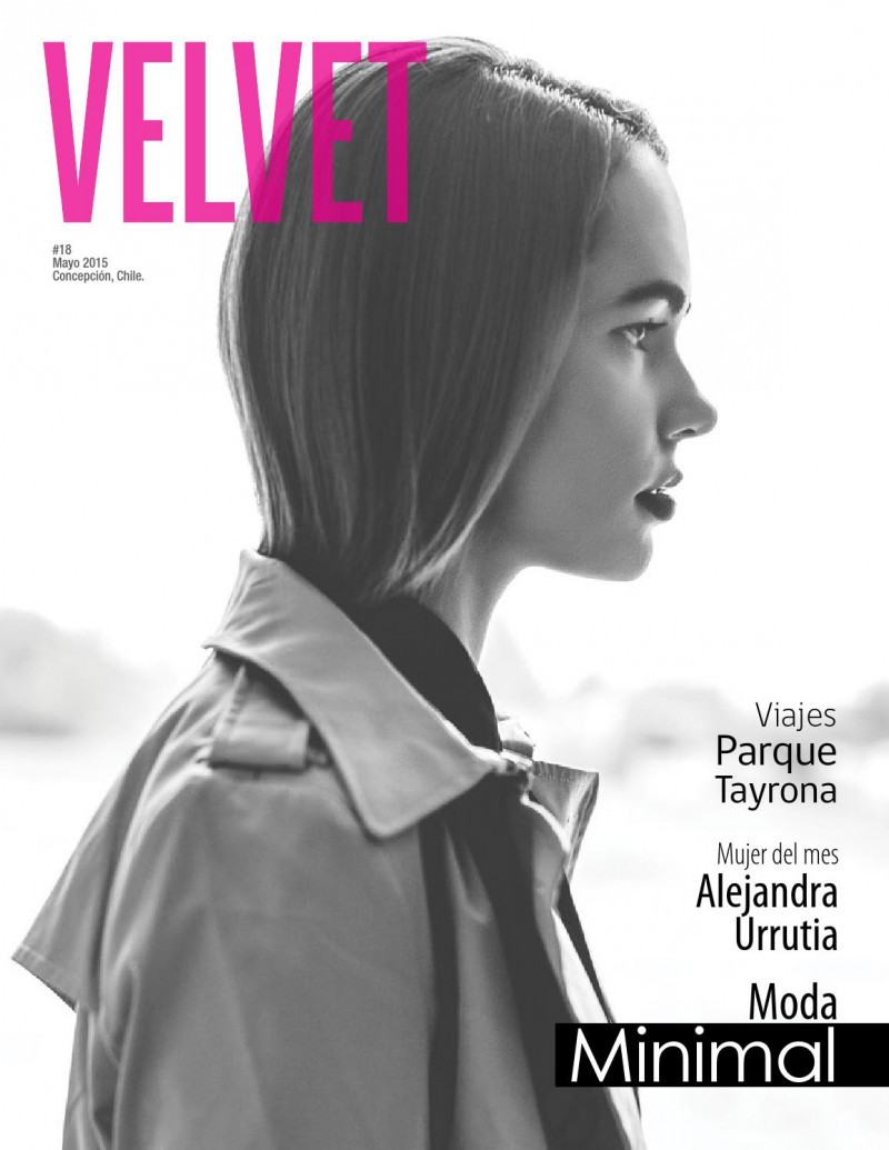 Rosario Bordeu featured on the Velvet Chile cover from May 2015