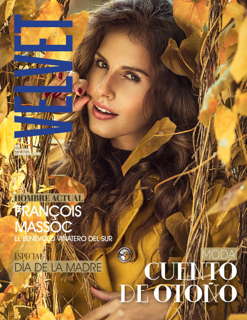 Kira Huberman featured on the Velvet Chile cover from April 2016