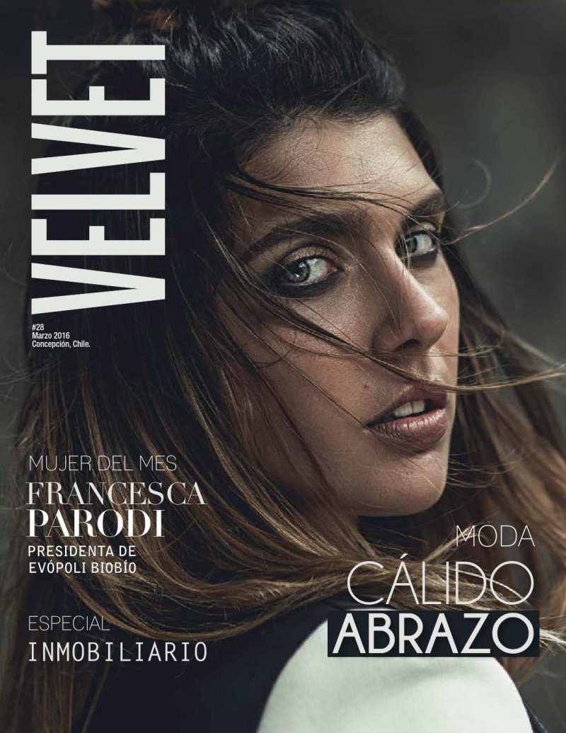 Claudia Fahrenkrog featured on the Velvet Chile cover from March 2016