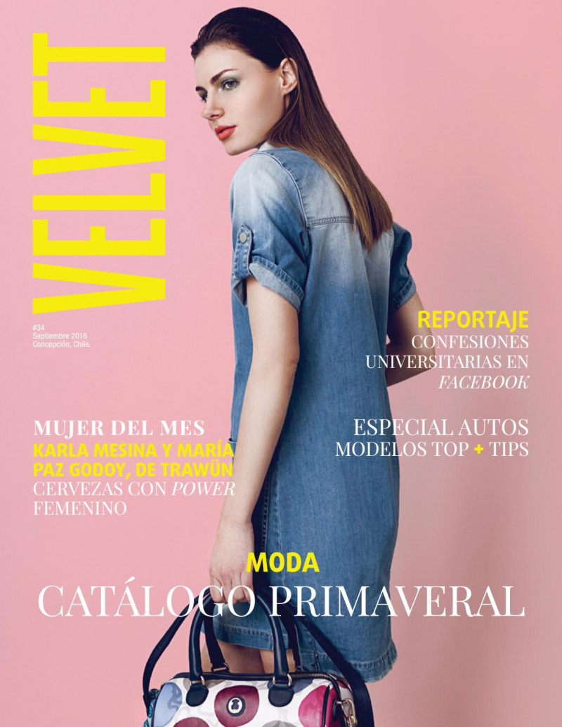 Helena Spilere featured on the Velvet Chile cover from September 2016