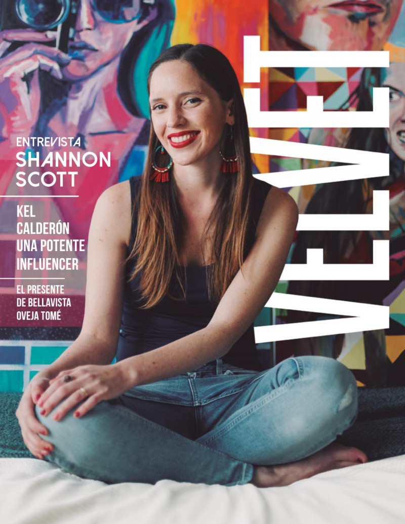 Shannon Scott featured on the Velvet Chile cover from October 2018