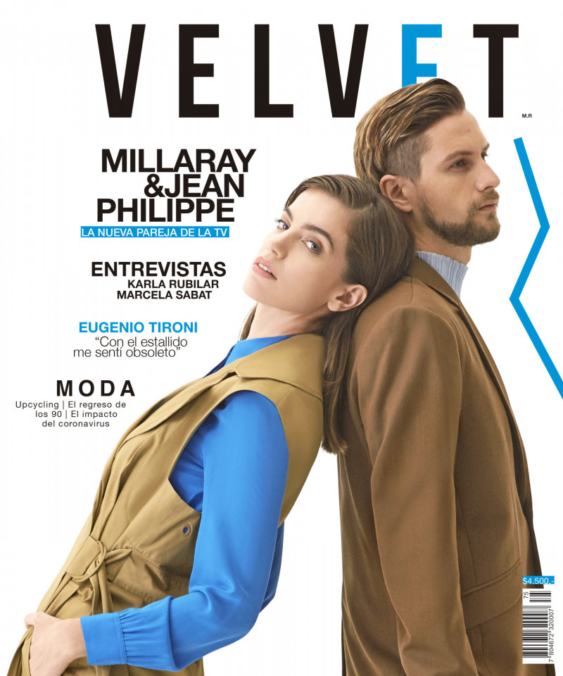 Millaray Viera, Jean Philippe Creton featured on the Velvet Chile cover from February 2020