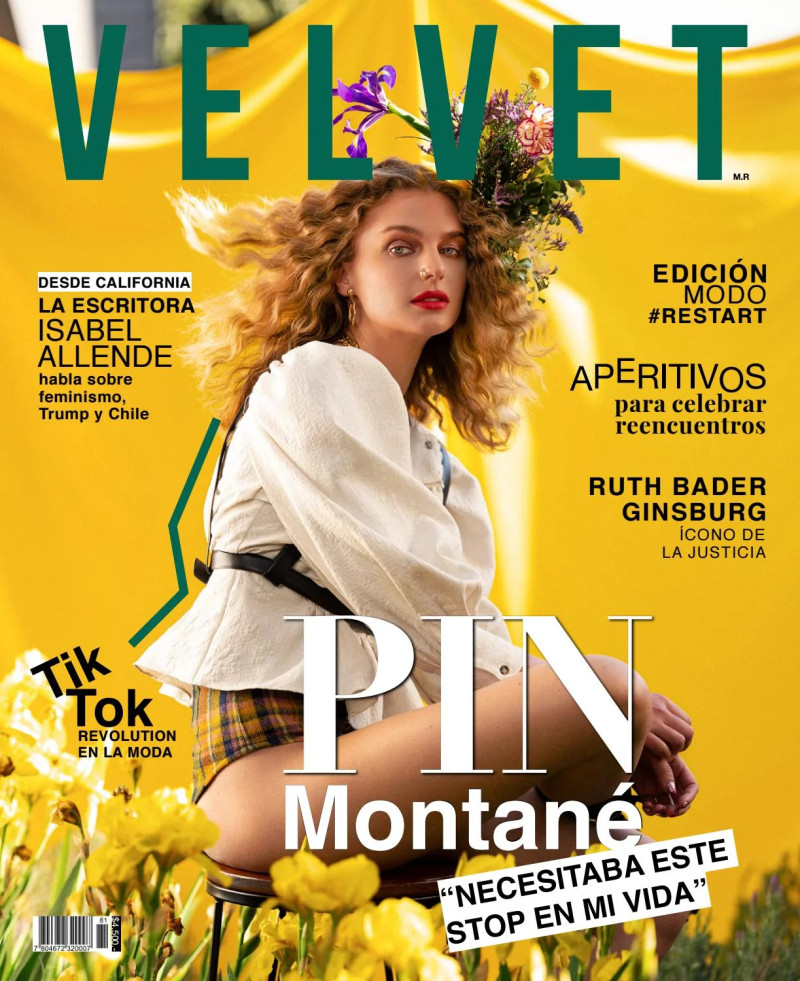 Josefina Montané featured on the Velvet Chile cover from September 2020