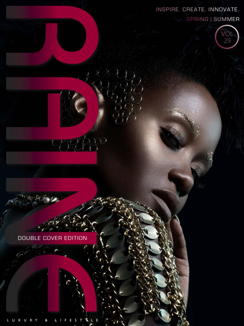 Kimberlyn Parris featured on the Raine Magazine cover from March 2017