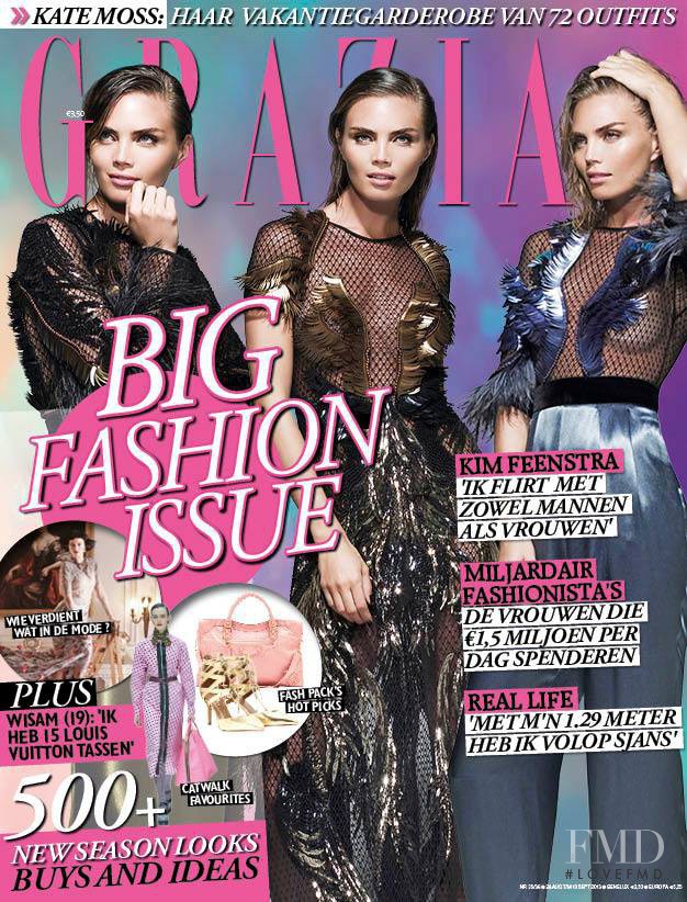 featured on the Grazia Netherlands cover from August 2013