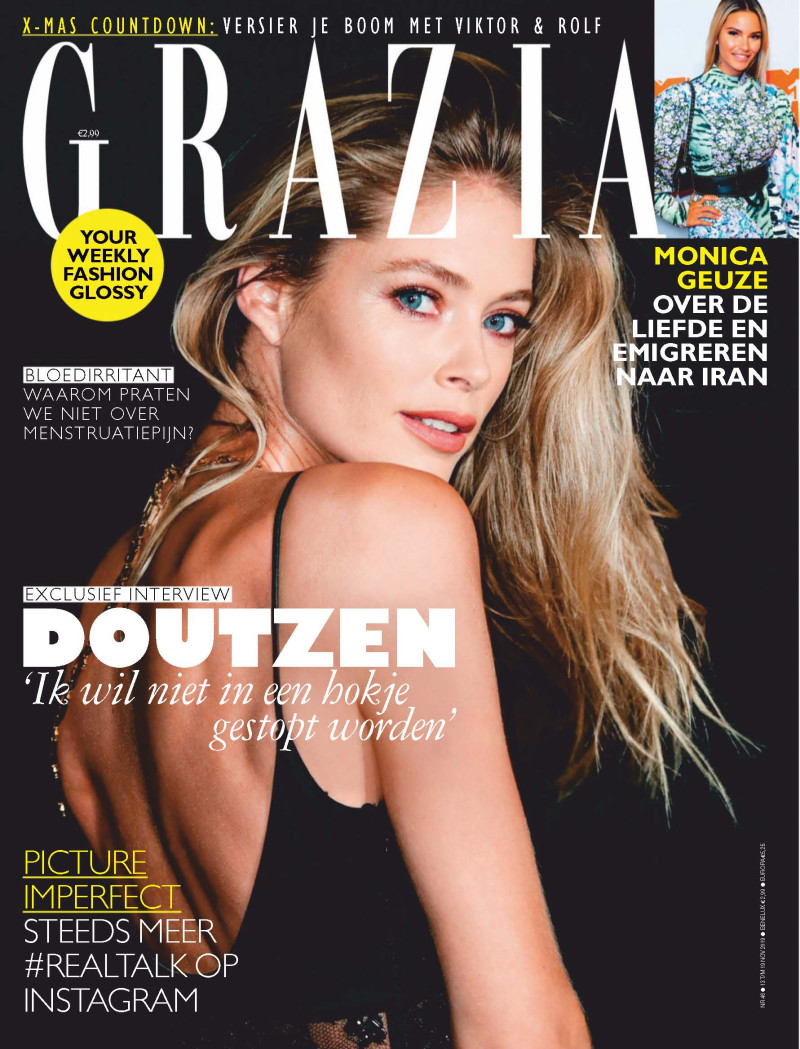 Doutzen Kroes featured on the Grazia Netherlands cover from November 2019