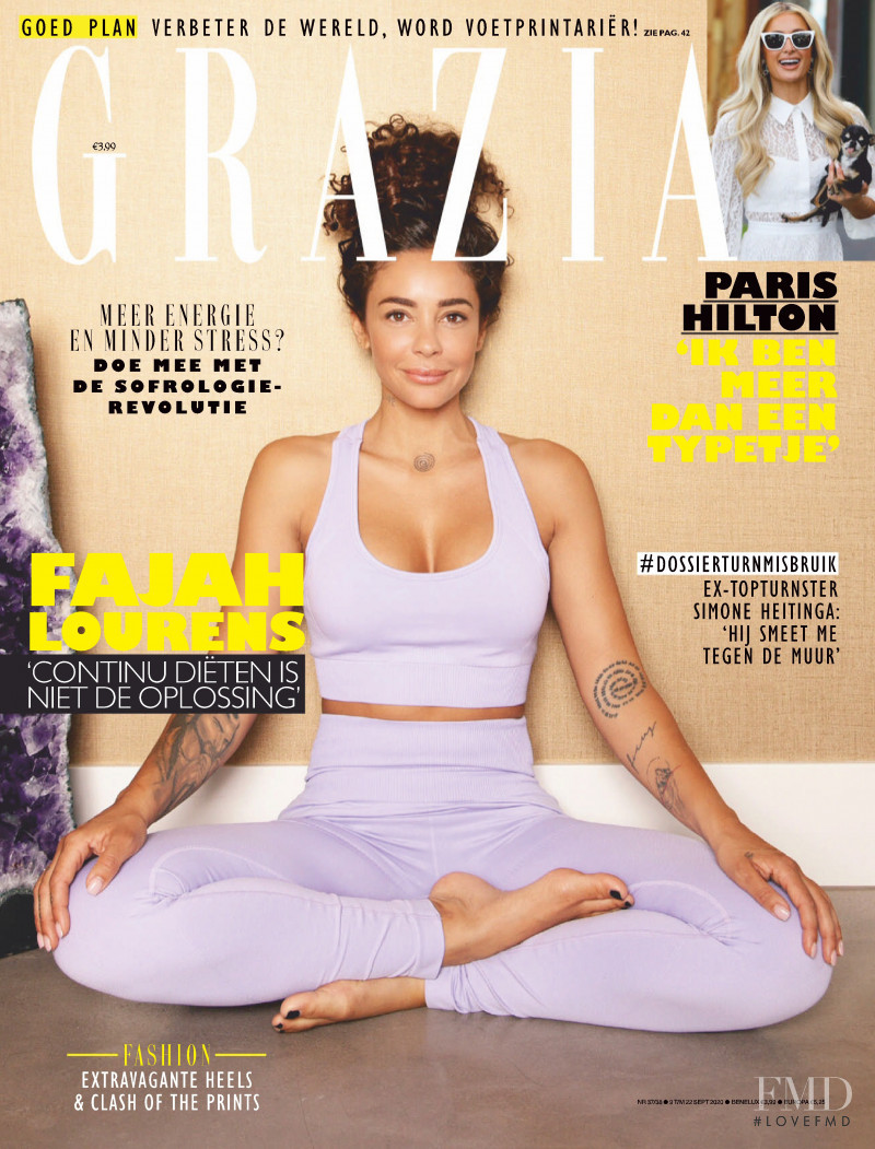  featured on the Grazia Netherlands cover from September 2020