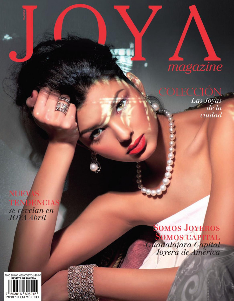 Livia Rangel featured on the Joya Magazine cover from April 2013