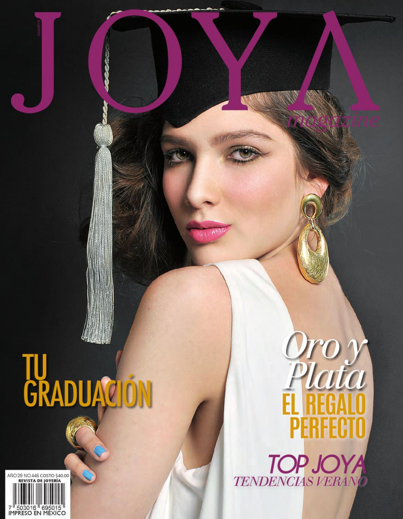 Natalia Rodriguez featured on the Joya Magazine cover from May 2014