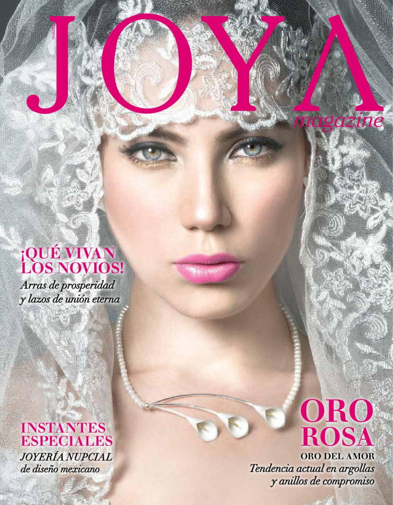 Estephania Gracian featured on the Joya Magazine cover from July 2015