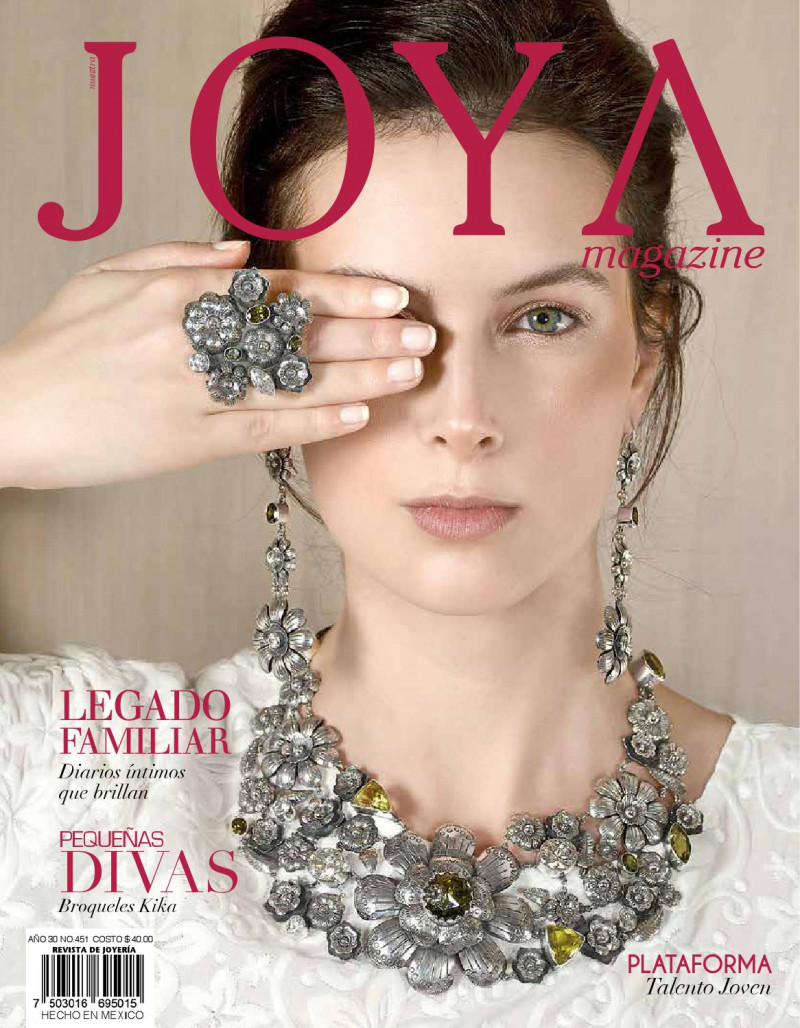 Danae Viel featured on the Joya Magazine cover from March 2015