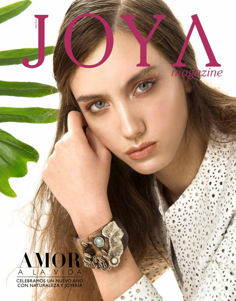 Karla Sofia featured on the Joya Magazine cover from January 2017