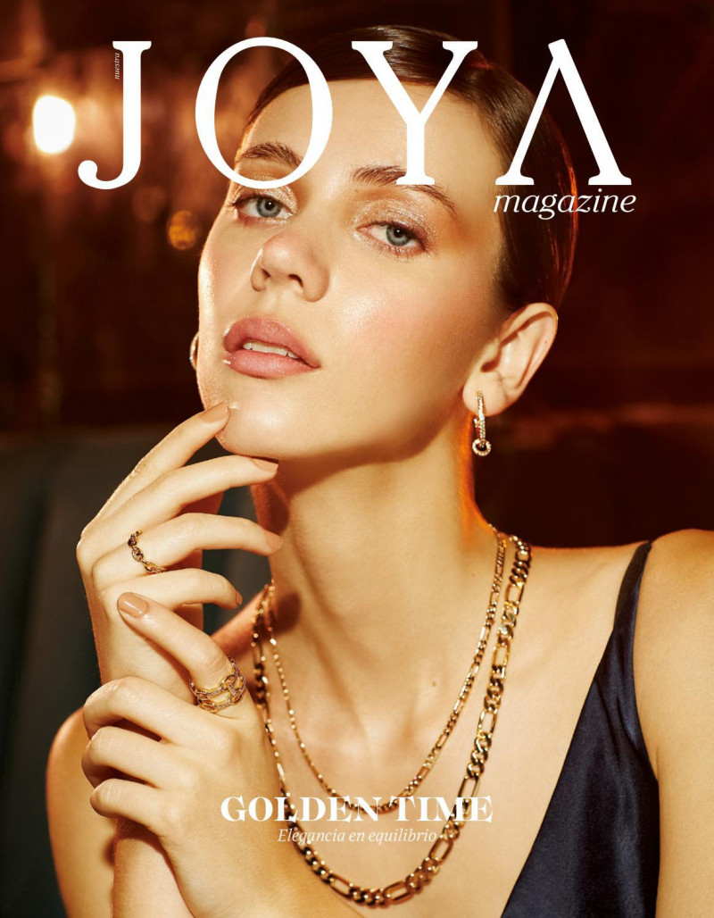 Sarah Cano featured on the Joya Magazine cover from October 2021