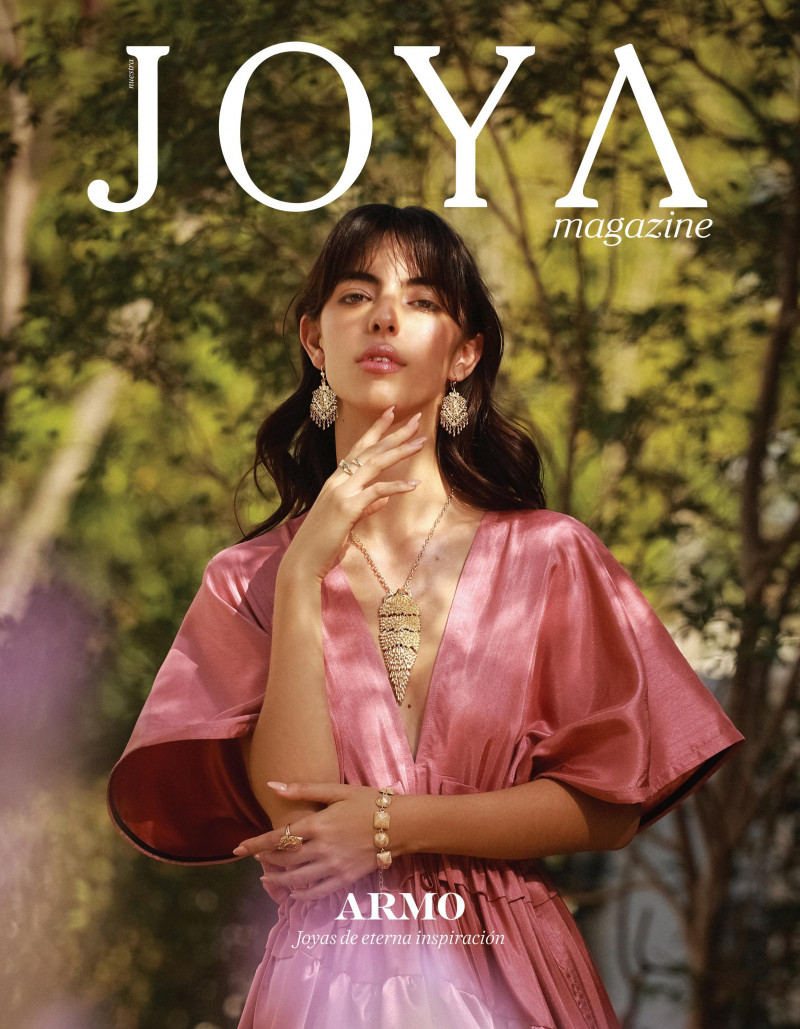 Natalia Romero featured on the Joya Magazine cover from April 2022